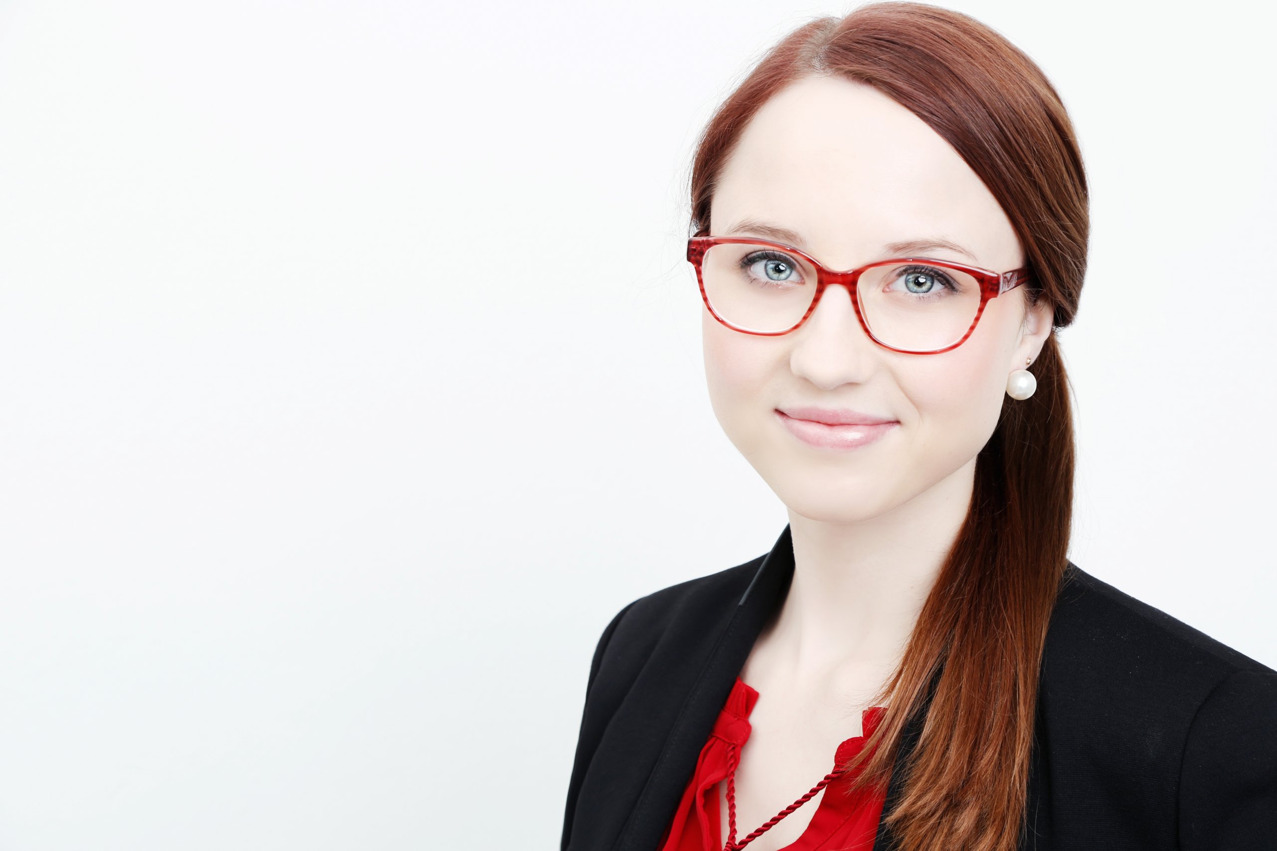 Bewerbungsfoto mit Brille für Bewerbung und LinkedIn